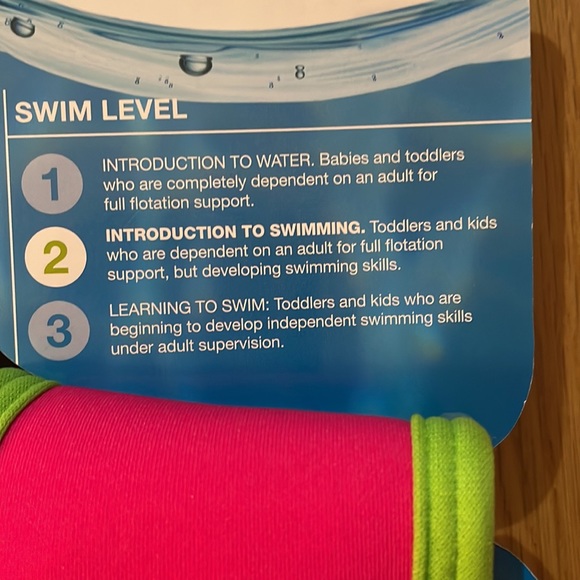 🎉HP🎉NIP Speedo KIDS Size L (45-60lbs) UV Neoprene Swim Vest - Picture 5 of 6